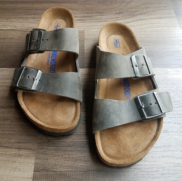 arizona soft footbed oiled nubuck leather black